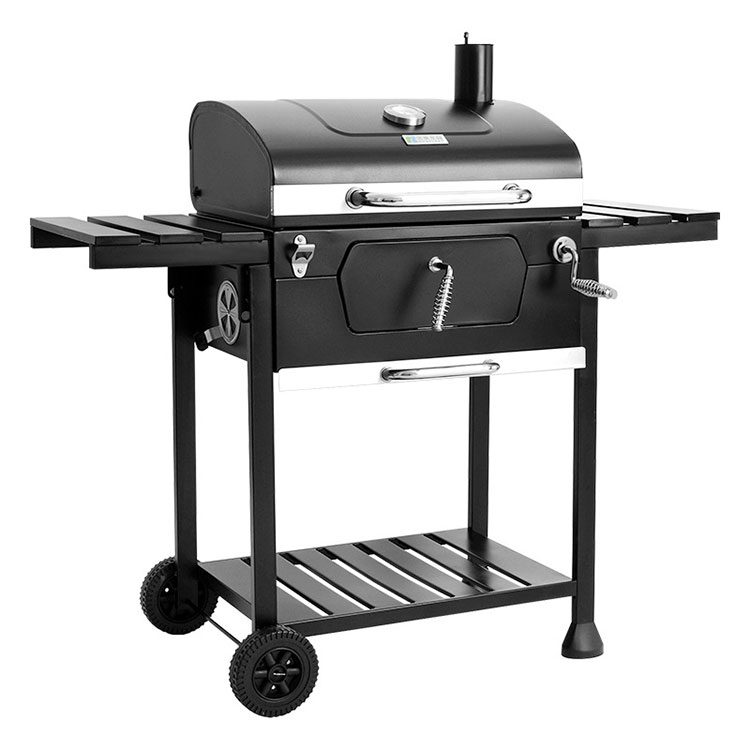 24-Inch Charcoal BBQ Grill Smoker Grill
