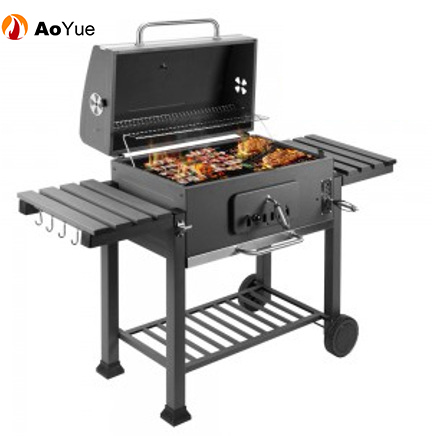 Folding Outdoor Iron Easy Move BBQ Grills