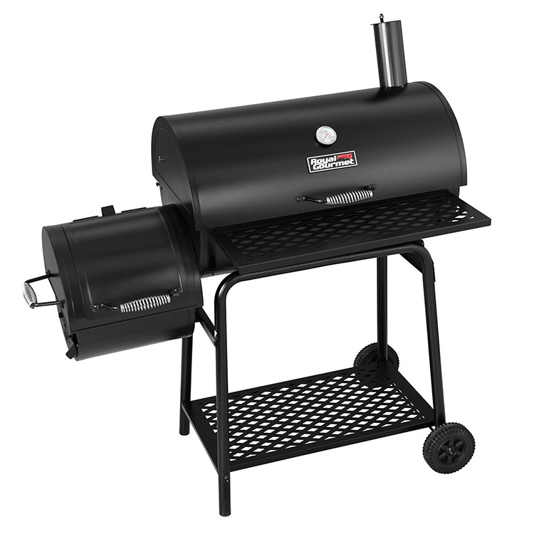 Large Cooking Area Barbecue Smoker Barrel Drum Charcoal BBQ Grill