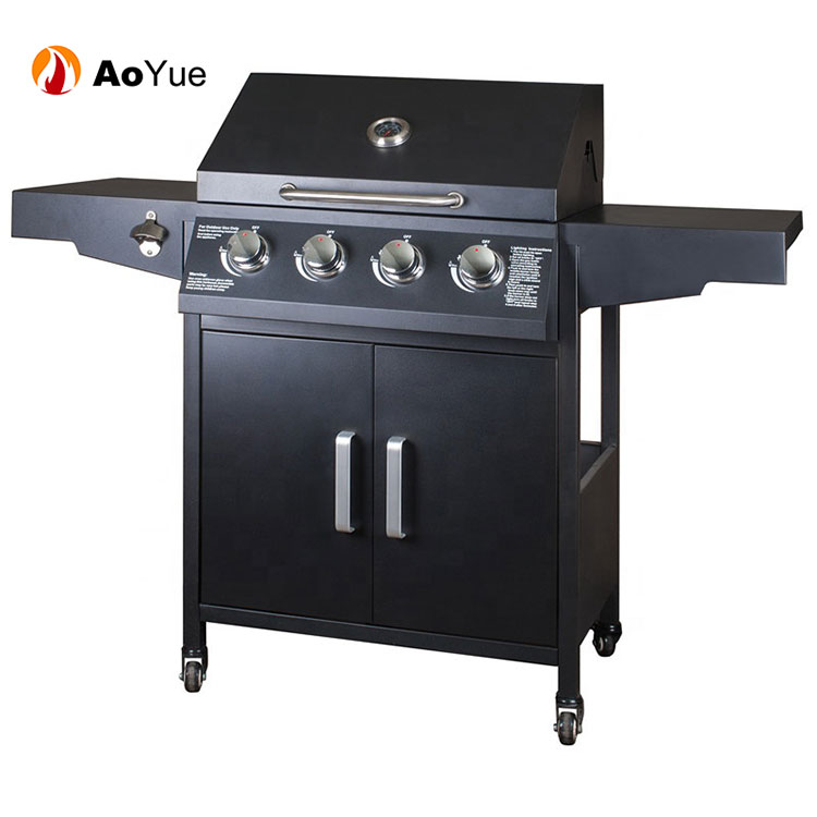 Outdoor 4 Burner BBQ Gas Grill