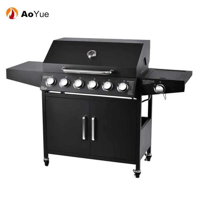 6 Burner BBQ Propane Gas Grill