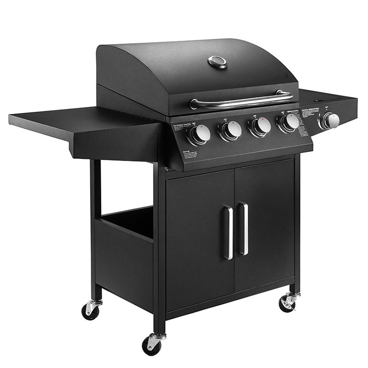 Cabinet Style 4 Burner Propane Gas Grill